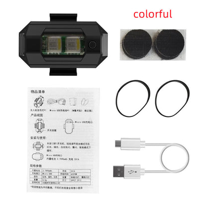 Multi-Color LED Drone Signal Light with 7-Tone Flashing Indicator