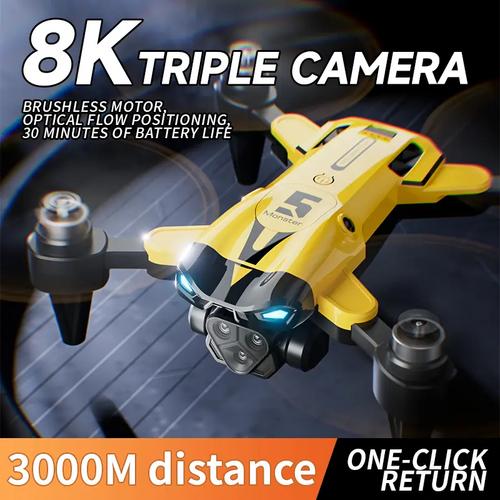 dual-camera drone 8K/ for better quality flying purposes